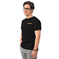 Image 4 of VCS Yellow Designer Luxury Modern Unisex Organic Cotton Graphic Fashion T-Shirt