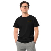 Image 3 of VCS Yellow Designer Luxury Modern Unisex Organic Cotton Graphic Fashion T-Shirt