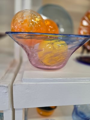Image of Blue and Fuchsia Bowl