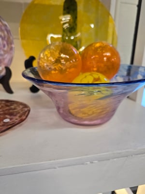 Image of Blue and Fuchsia Bowl