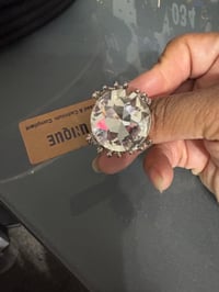 Image 2 of Silver Crystal Branch Ring
