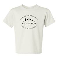 Image 1 of Call my mom, she's a realtor Youth Tee
