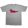 Pink Charlie Light Grey Tee