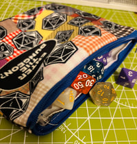 Image 3 of Patchwork Jumble Dice Zipper Pouch