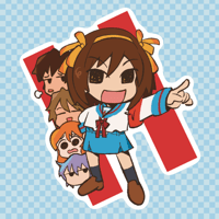 The Melancholy of Haruhi Suzumiya Sticker