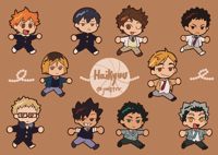 Image 2 of Haikyuu Sticker Sheet