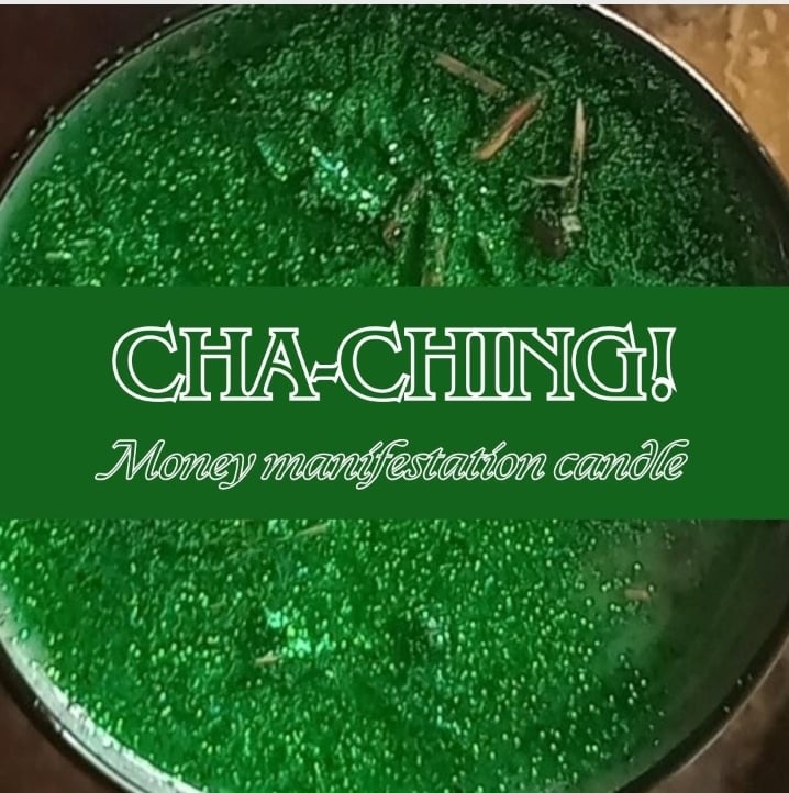 Image of Cha-Ching candle / chandelle cha-ching 