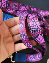 Image 3 of Fairy Pink Dice Lanyard