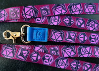 Image 1 of Fairy Pink Dice Lanyard