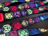 Image 2 of Colorful Mage Dice Lanyard