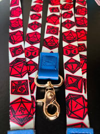 Image 3 of Dungeon Red Dice Lanyard