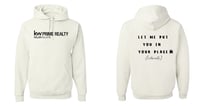 Image 1 of Put you in your place Hoodie- White