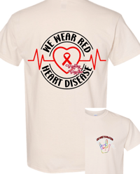 Image 3 of LBCH February We Wear Red Tee