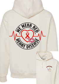 Image 1 of LBCH February We Wear Red Hoodie