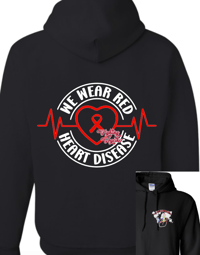 Image 3 of LBCH February We Wear Red Hoodie