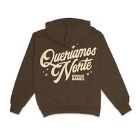 Image 2 of BORDER BABIES™️ Queriamos Norte Hoodie Brown
