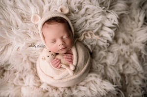 Image of Baby Bear Set - white/beige/blue