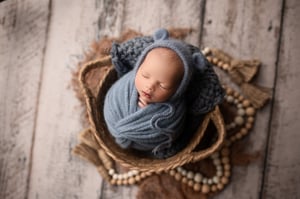 Image of Baby Bear Set - white/beige/blue