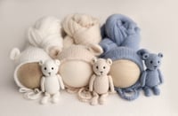 Image 1 of Baby Bear Set - white/fawn/blue