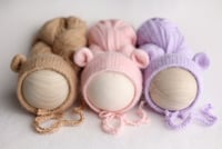 Image 4 of Baby Bear Set - camel/pink/lavender