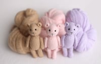 Image 5 of Baby Bear Set - camel/pink/lavender