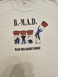 Image 2 of Black Men Against Drugs Single Stitched T-shirt 