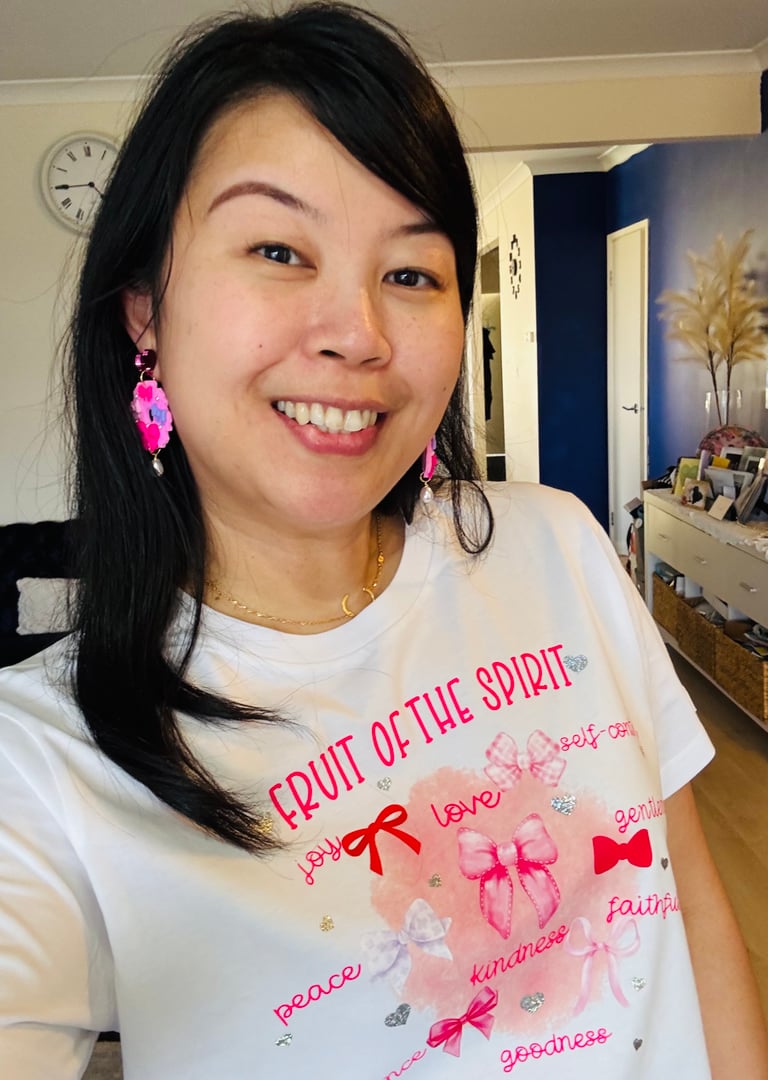 PRE ORDER - FRUIT OF THE SPIRIT BOW TEE Image 2