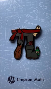 Image 3 of Pi-r-8 Hard Enamel Pin | Pirate Math Pun