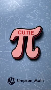 Image 3 of Cutie Pi Hard Enamel Pin