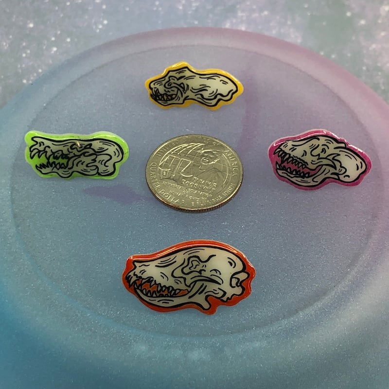 Image of Critter Skull Mini Pins