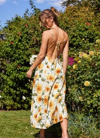 Image 1 of sunflower dress