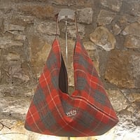 Image 1 of Bolso Kaizen tartán naranja