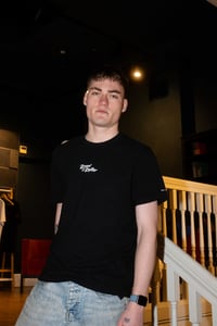 Image 2 of Stacked Tee - Black