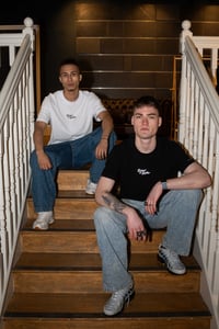 Image 4 of Stacked Tee - Black