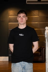 Image 3 of Stacked Tee - Black