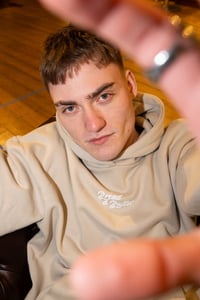 Image 2 of Stacked Hoodie - Natural Stone 