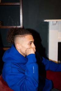 Image 4 of Stacked Hoodie - Bright Royal