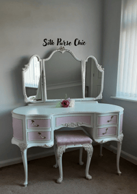 Image 1 of Olympus French Louis Style Dressing Table Set.