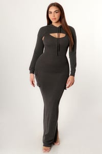 Image 1 of Charcoal Cargo DIVA Dress 