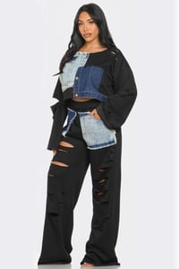 Denim Distressed DIVA Set 