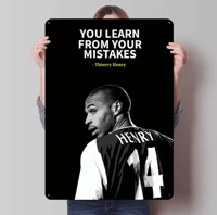Image 1 of Thierry Henry Metal Poster