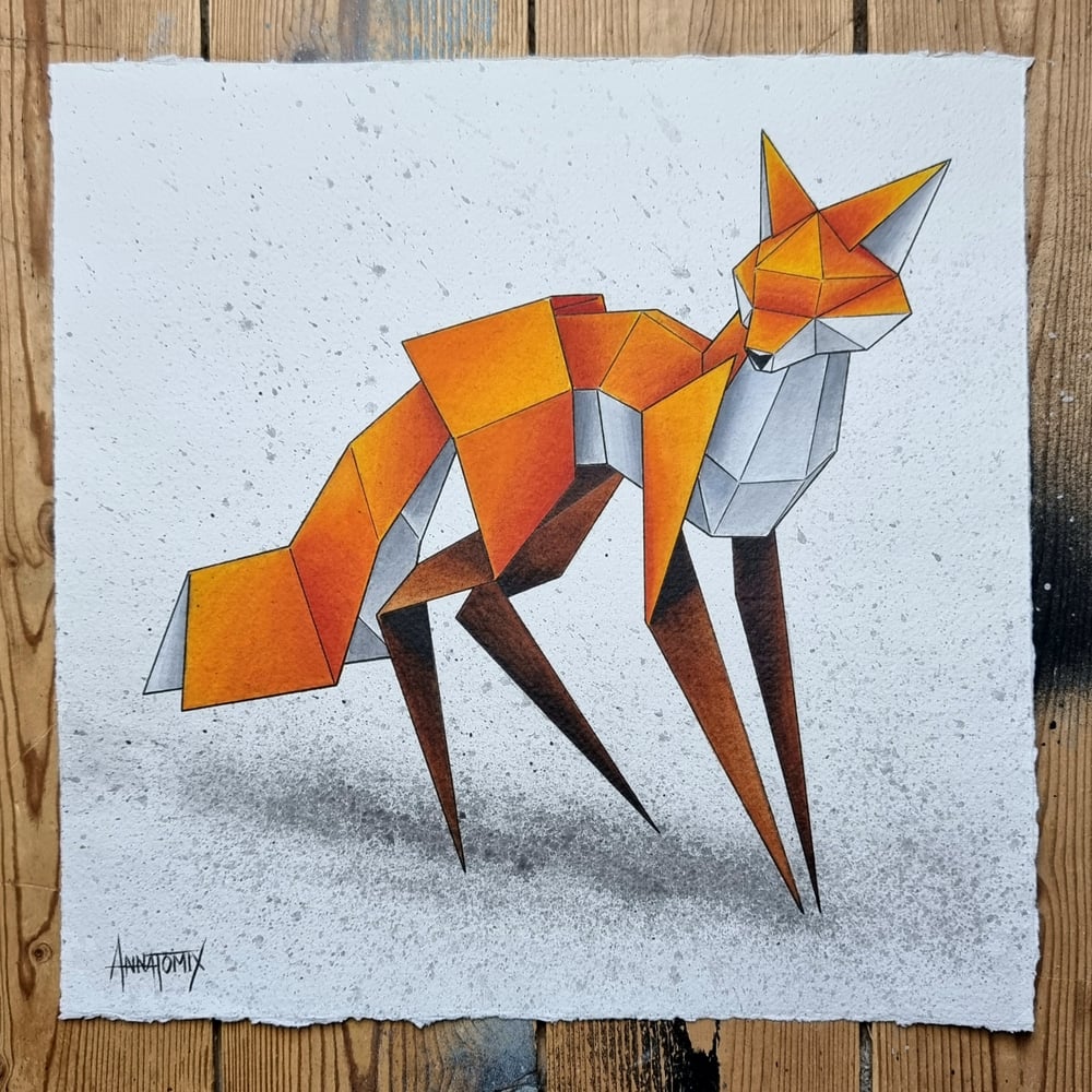 Image of "Curiouser" original watercolour