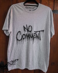 Image 1 of No Comment Tee - Dripper Logo in Grey