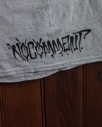 Image 3 of No Comment Tee - Bad Vibes Only in Grey