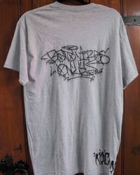 Image 2 of No Comment Tee - Bad Vibes Only in Grey