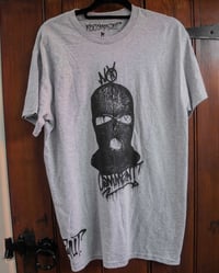 Image 1 of No Comment Tee - Bad Vibes Only in Grey