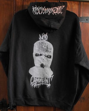 Image of No Comment Hoodie - Font Logo in Black