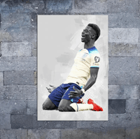 Image 2 of Saka England Poster 