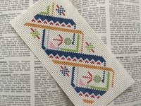 Image 3 of Nordic Retro Textile Cross Stitch Bookmark