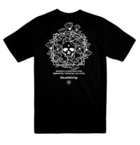 Image 1 of 'Growth & Destruction' tee.